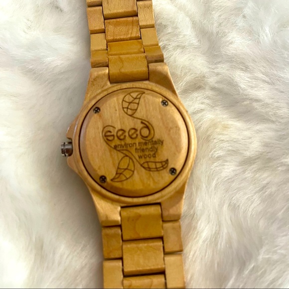 SEED environmentally WomenS WOOD WATCH - Picture 4 of 4